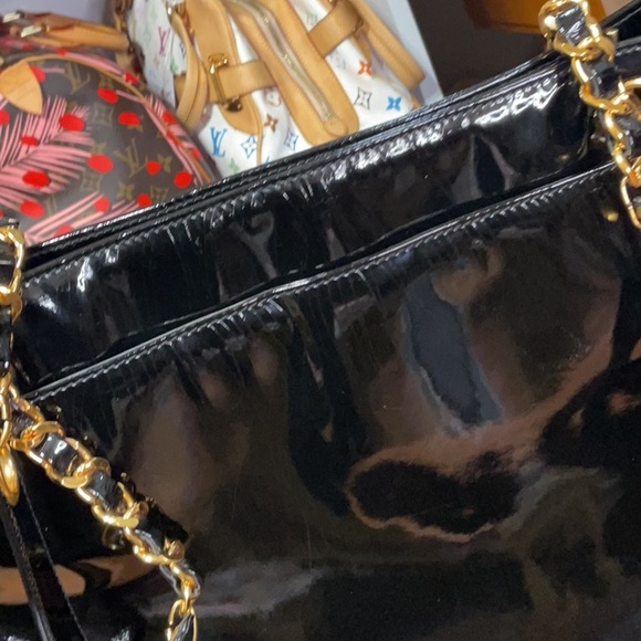 Chanel Triple CC Patent Leather Tote Bag - Picture 3 of 3